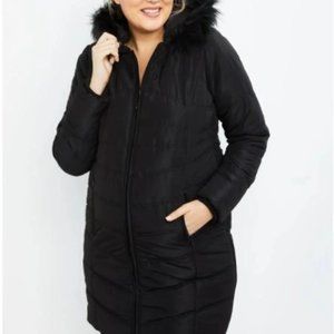 Motherhood Maternity Expandable Puffer Coat Size Small